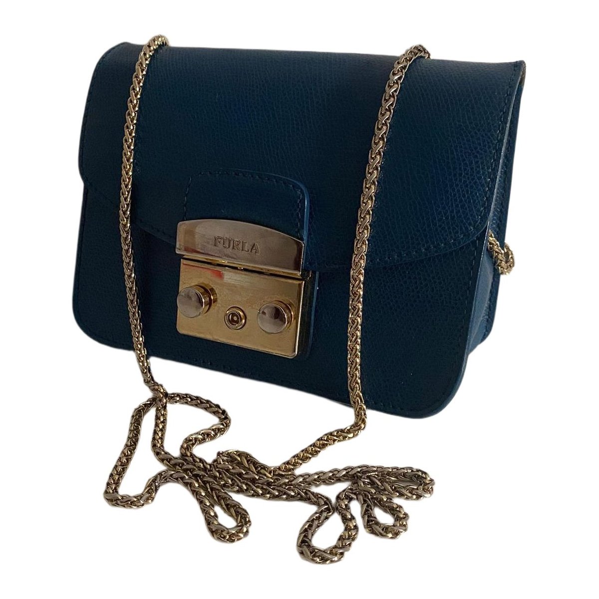 Metropolis leather crossbody bag