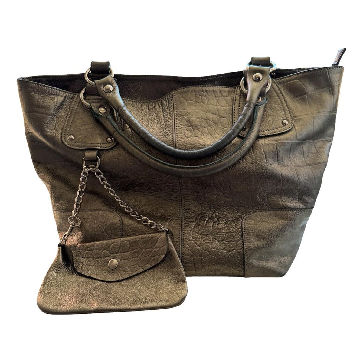 Leather handbag