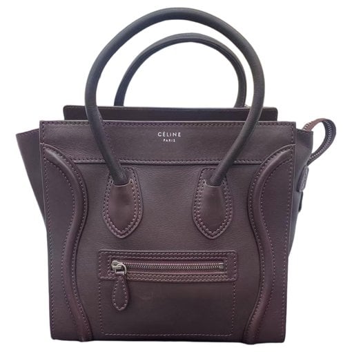Luggage leather handbag