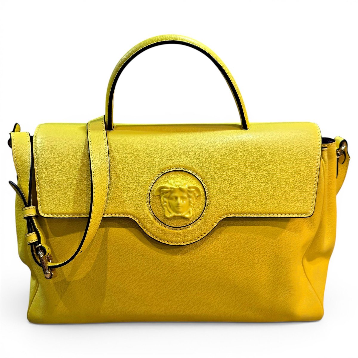 La Medusa leather handbag