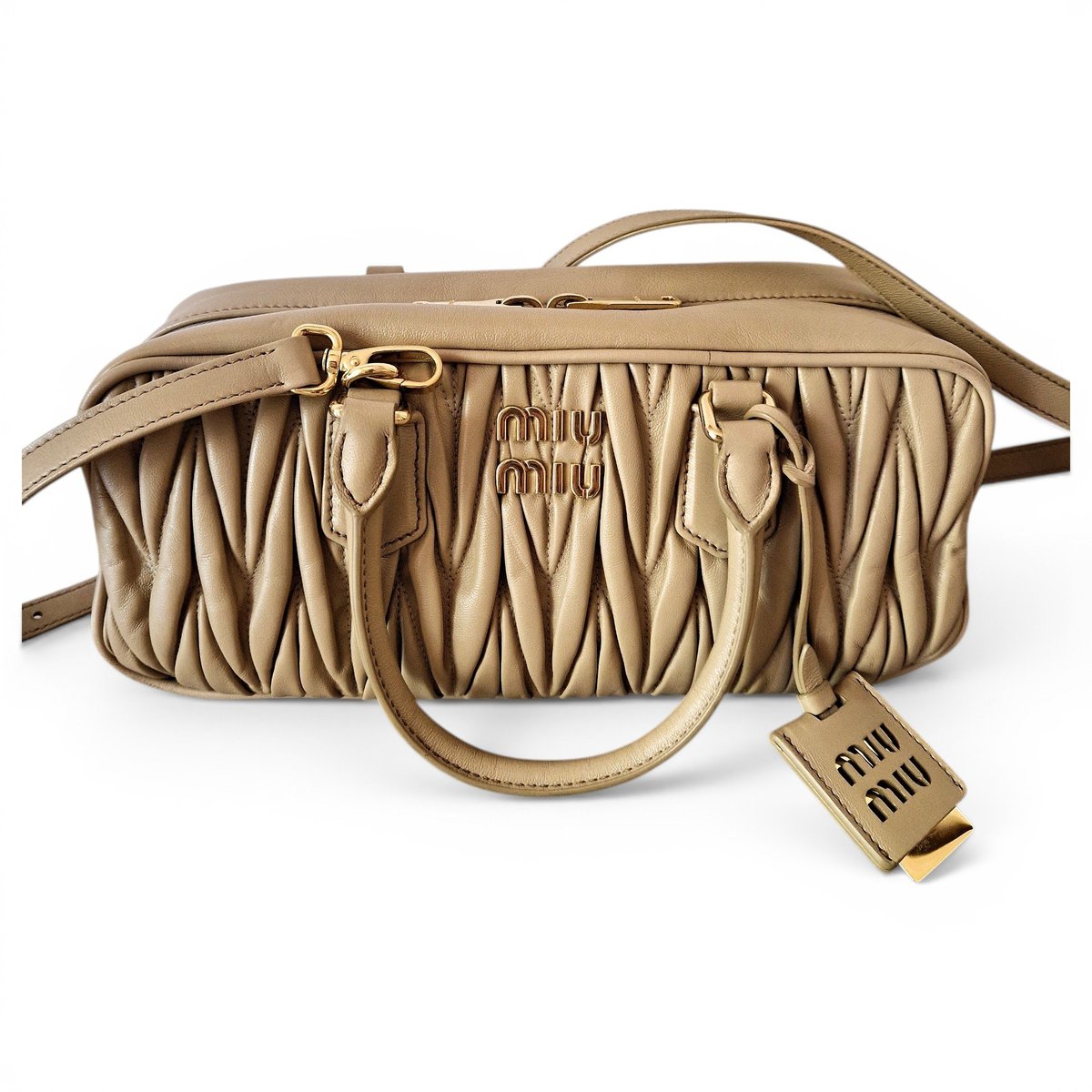 Arcadie leather handbag