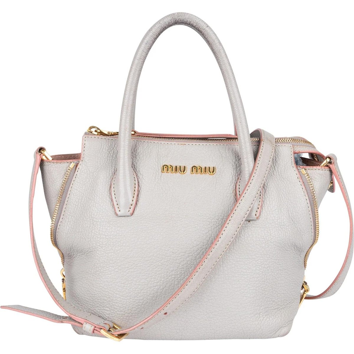 Madras leather handbag