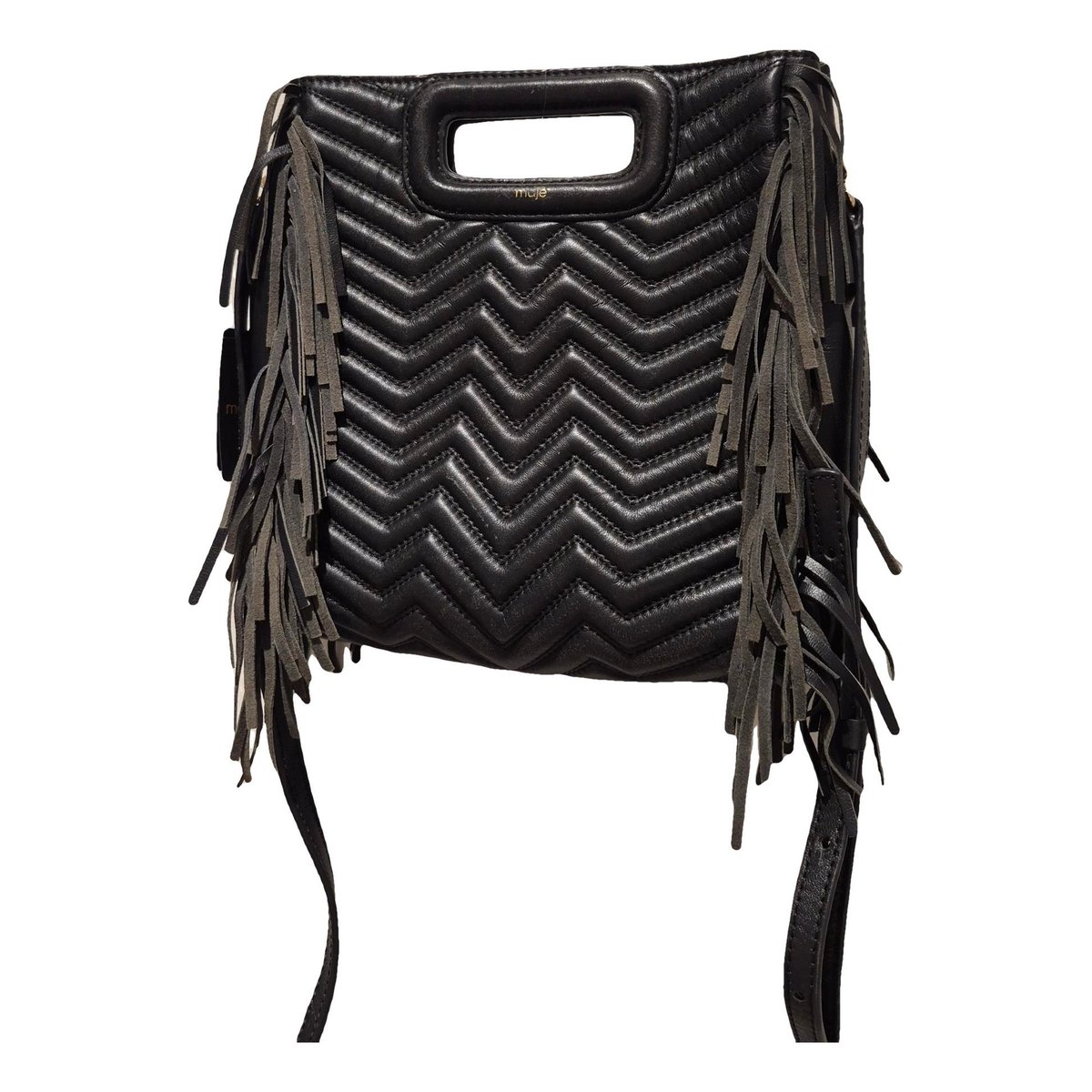 Sac M leather handbag