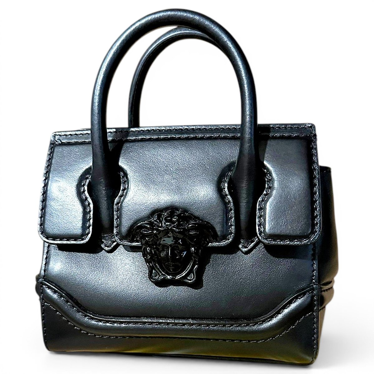 Palazzo Empire leather handbag