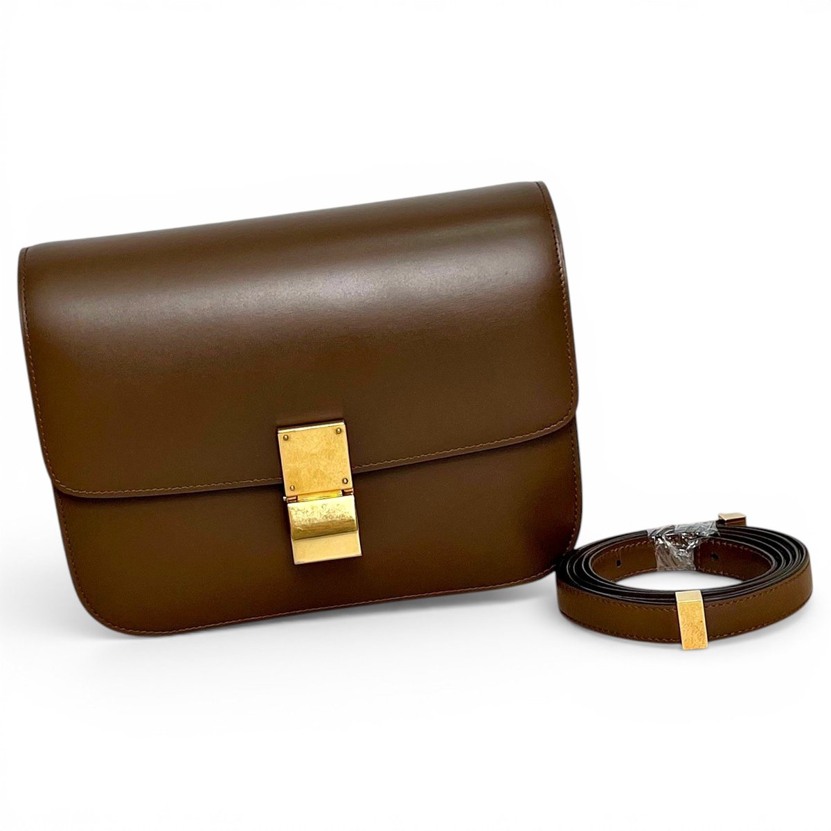 Classic leather handbag