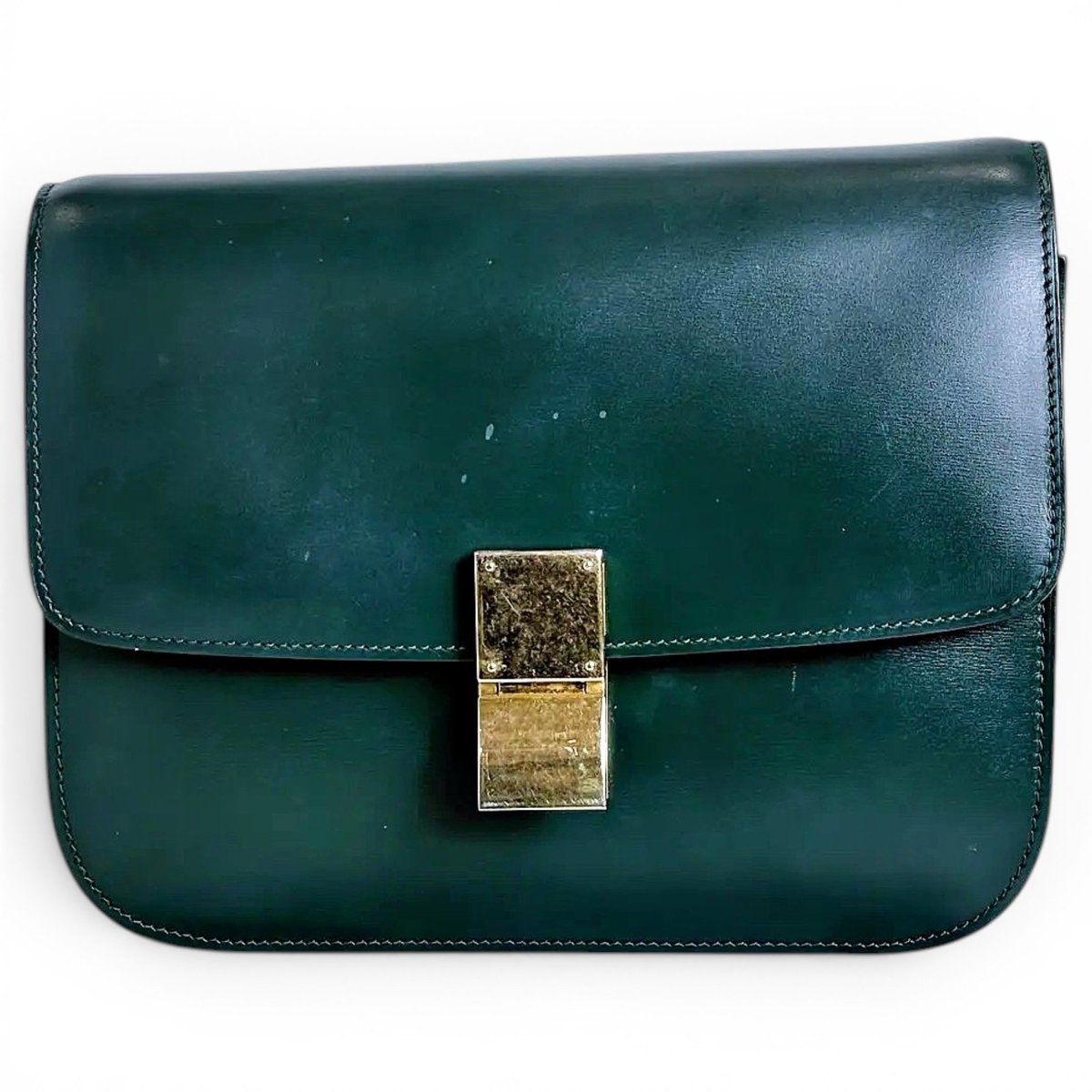 Classic leather crossbody bag