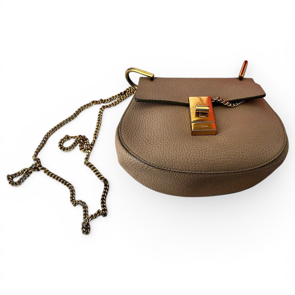 Drew leather crossbody bag