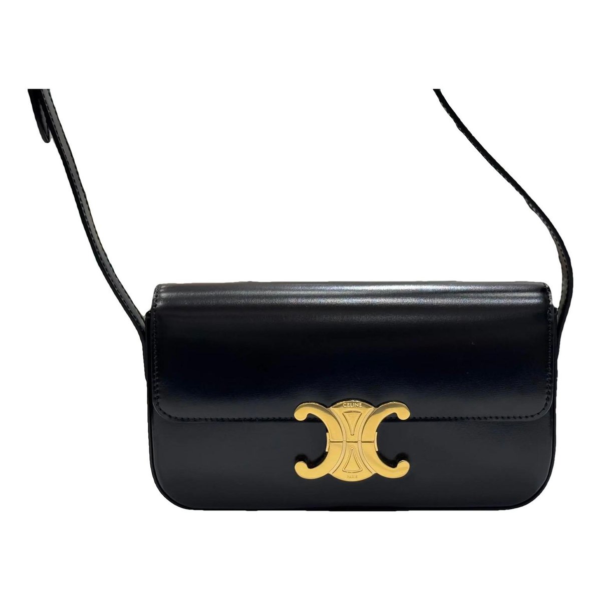 Triomphe Long leather handbag