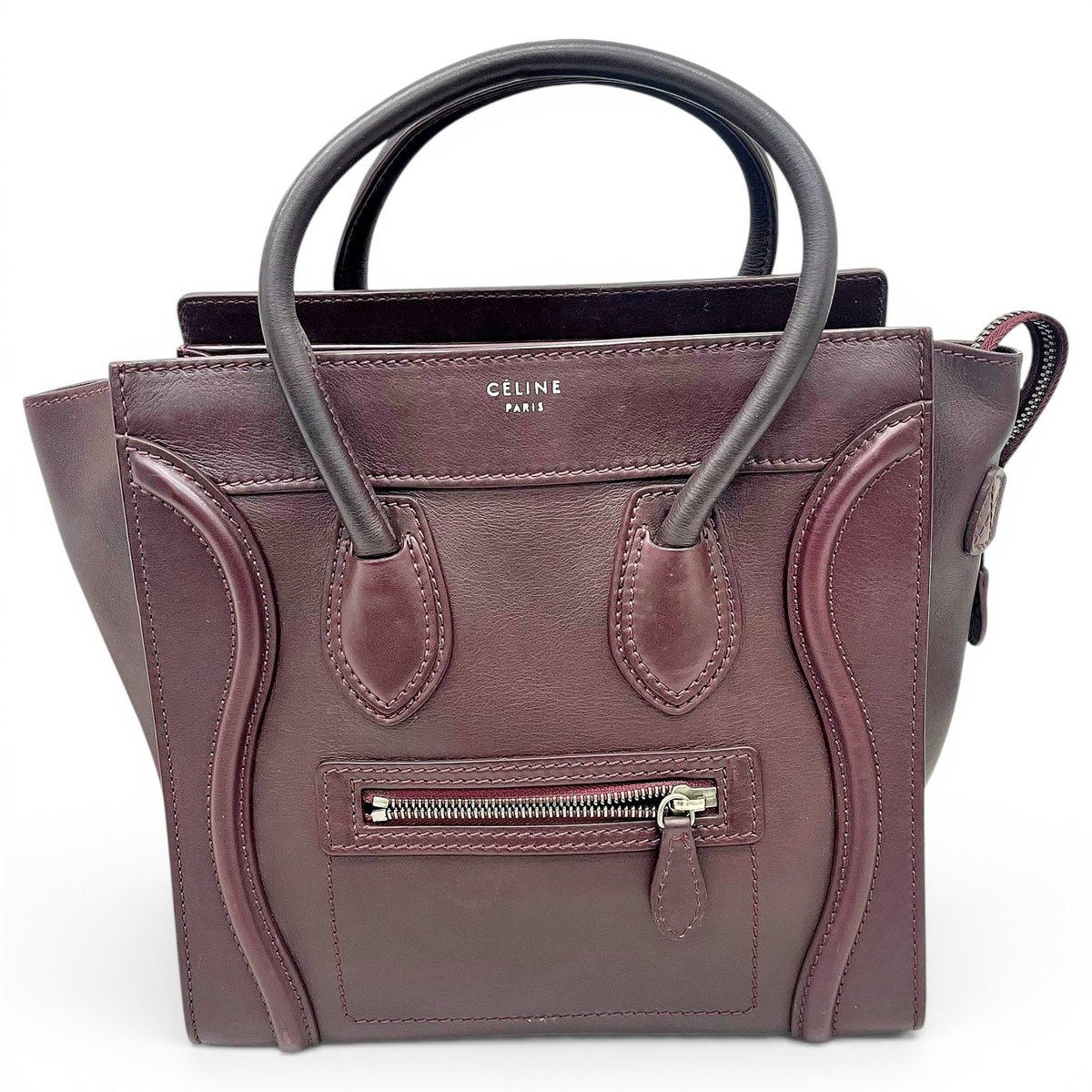 Luggage leather handbag
