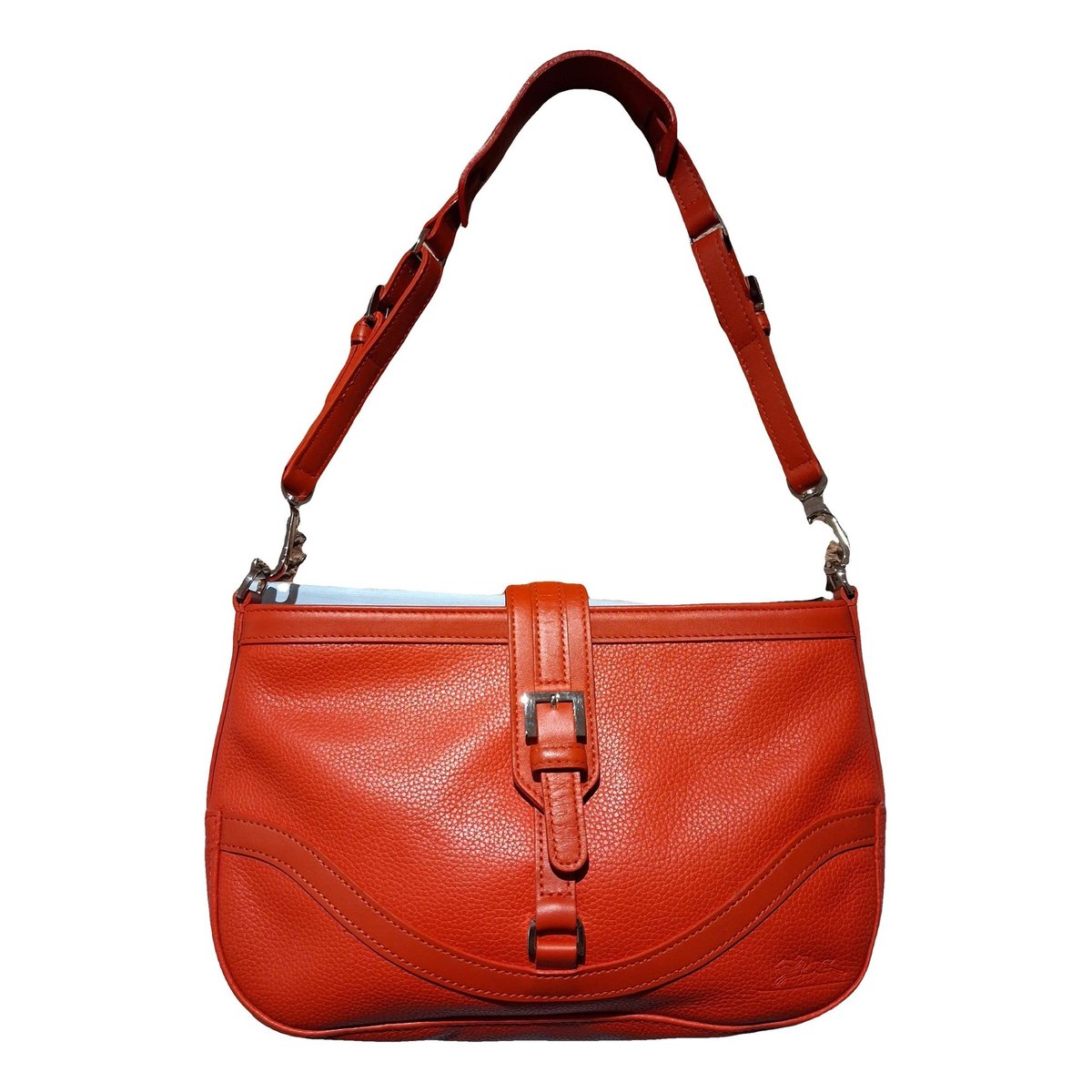 3D leather handbag