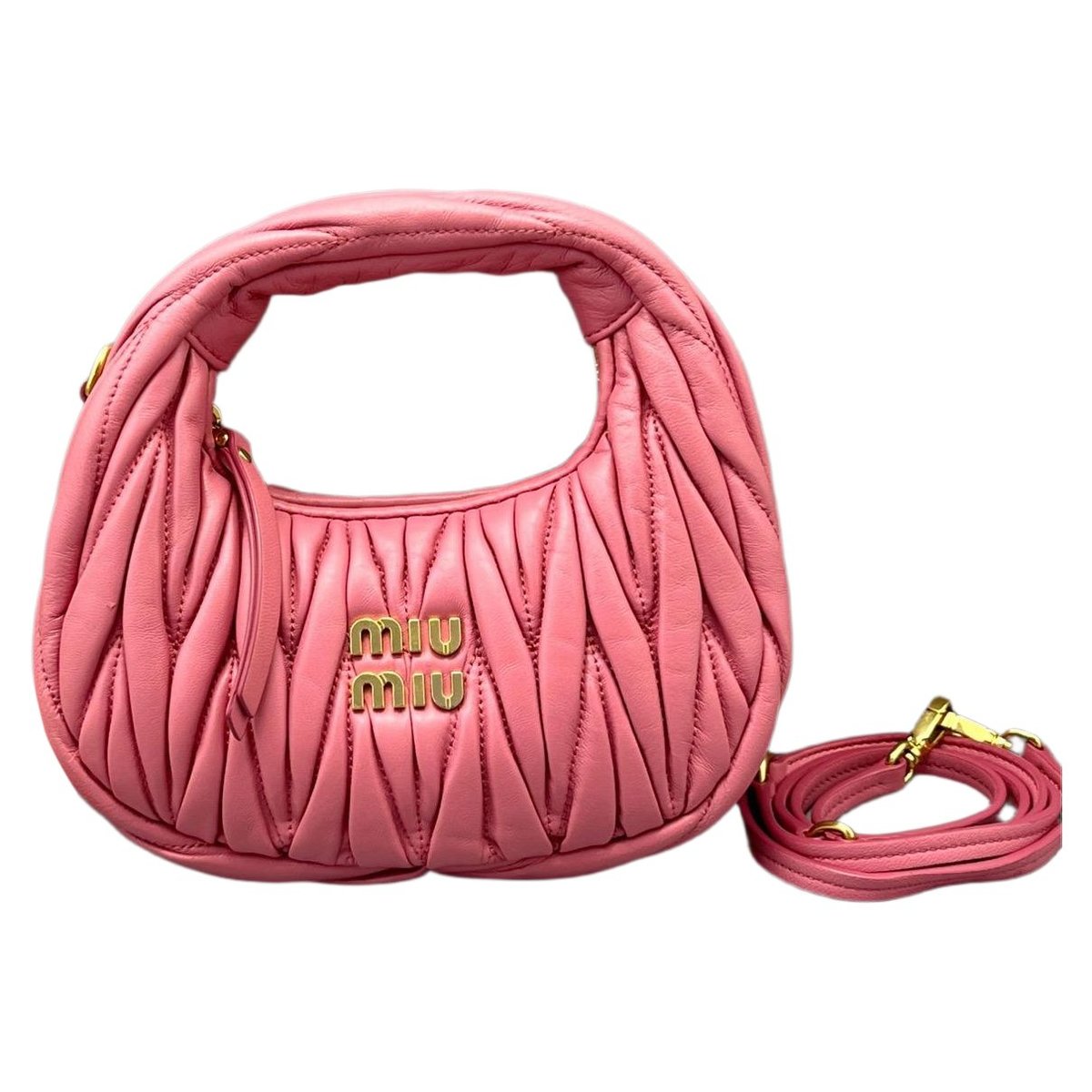 Miu Wander leather handbag