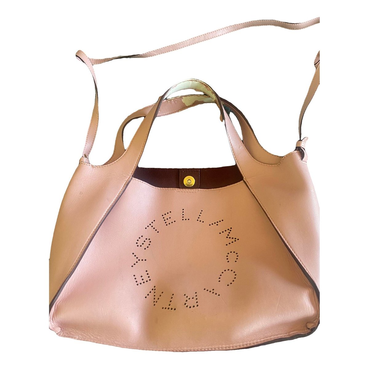 Logo vegan leather crossbody bag