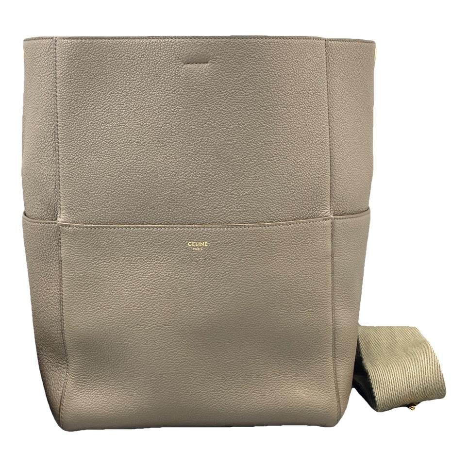 Seau Sangle leather handbag