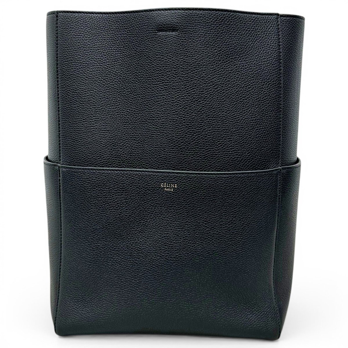 Seau Sangle leather handbag