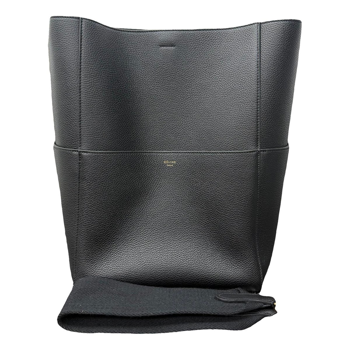 Seau Sangle leather handbag