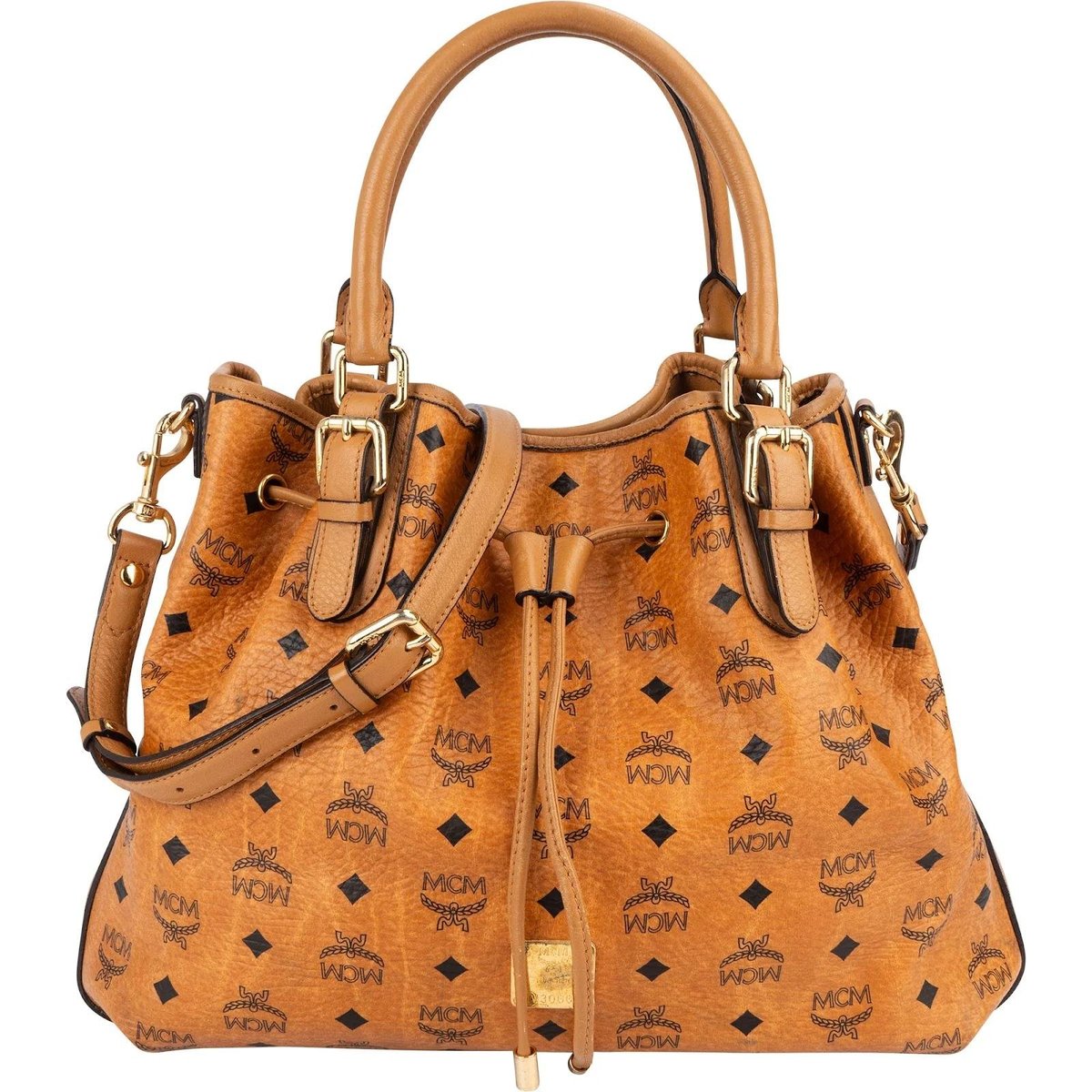 Heritage Drawstring leather handbag