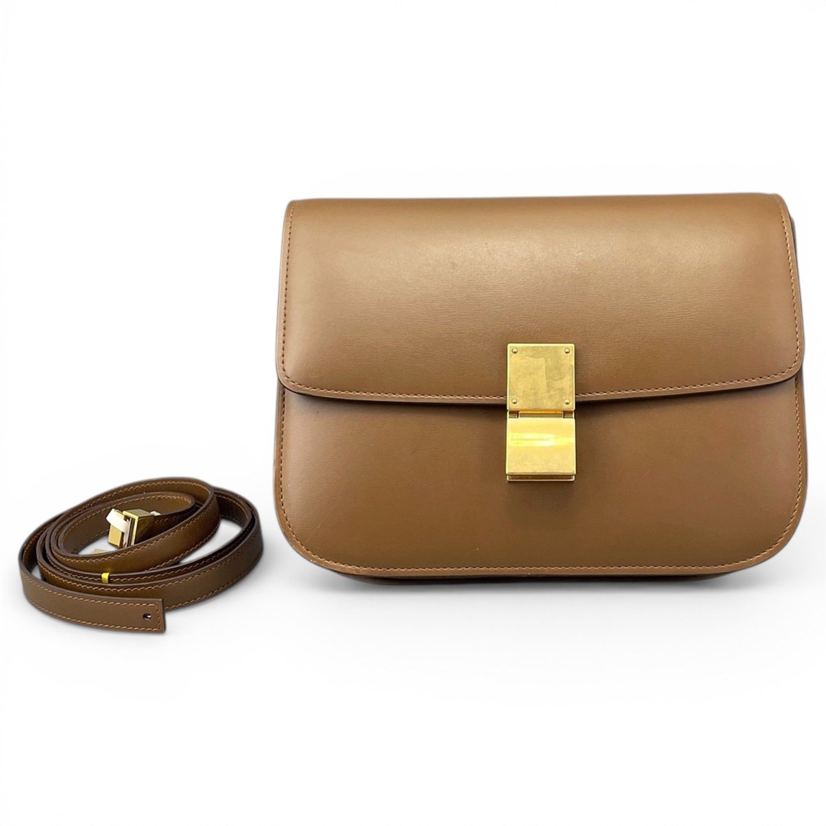 Classic leather handbag