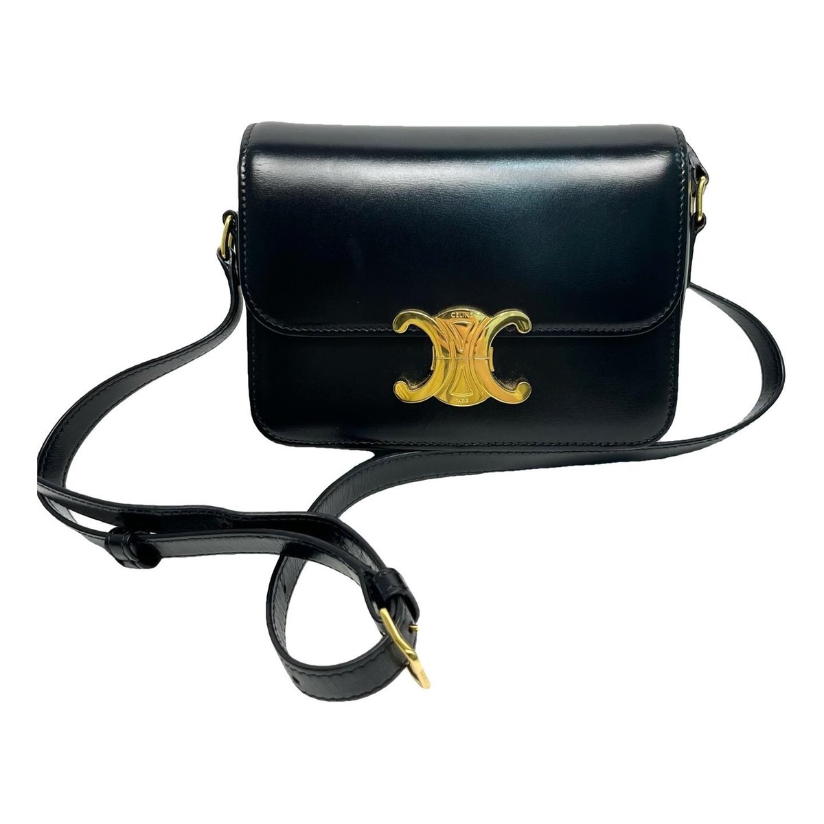 Triomphe leather handbag