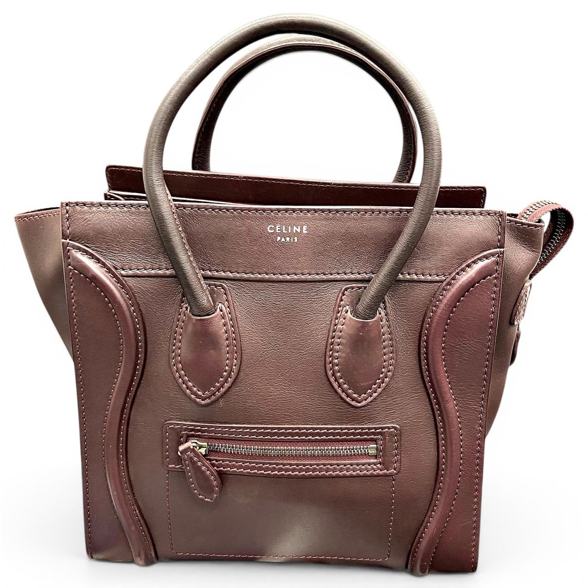 Luggage leather handbag