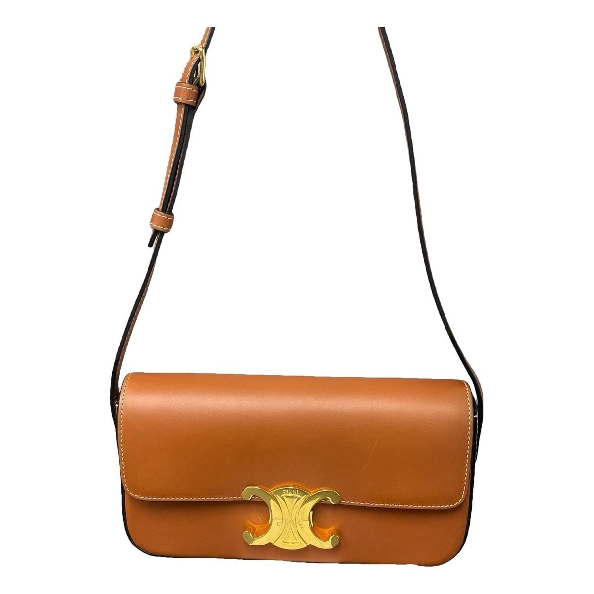 Triomphe Long leather handbag