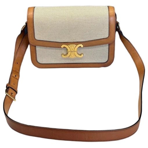 Triomphe cloth crossbody bag