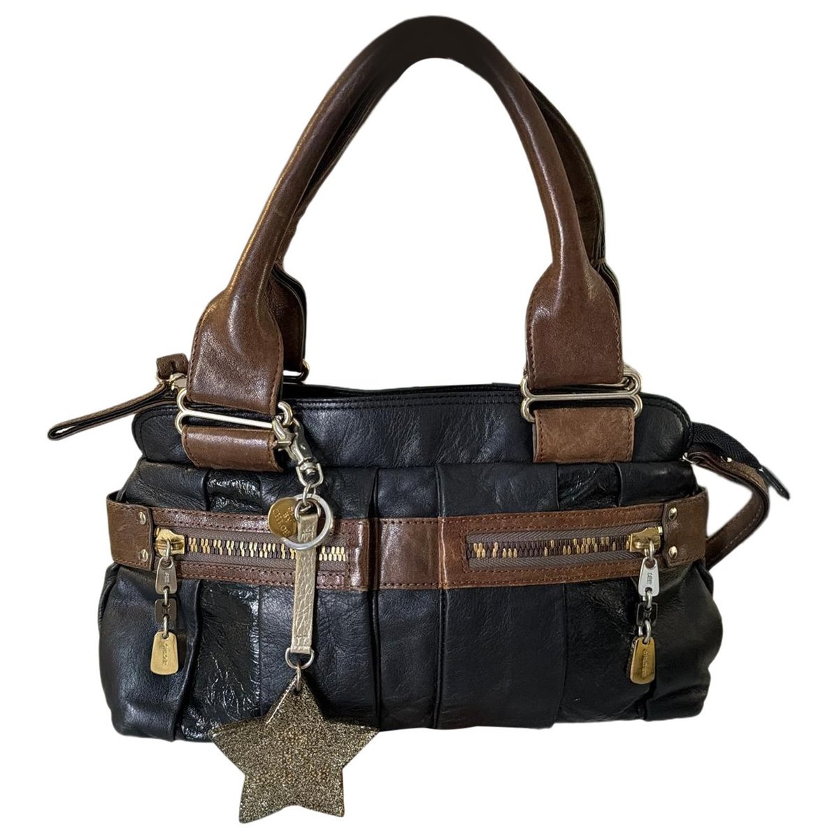 Leather handbag