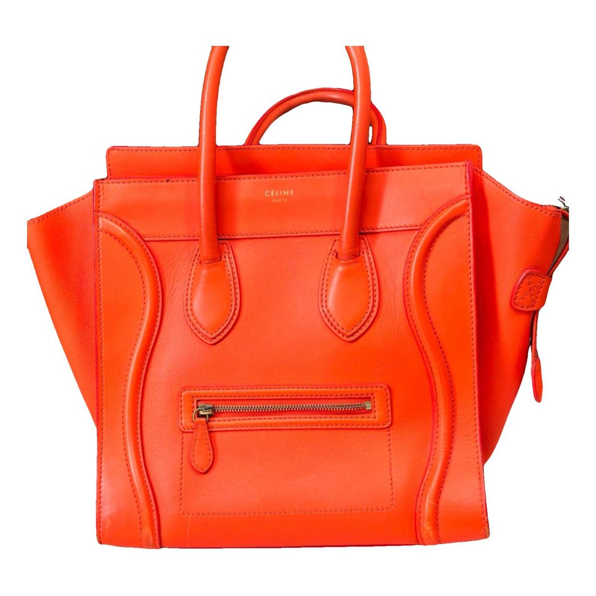 Luggage leather handbag