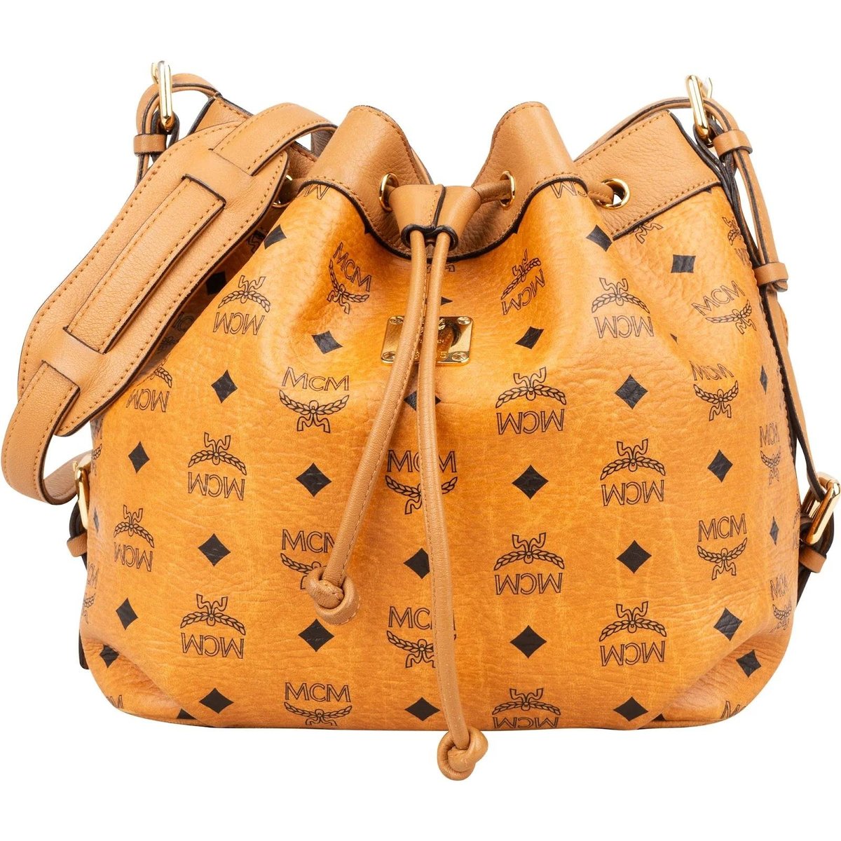 Heritage Drawstring leather crossbody bag