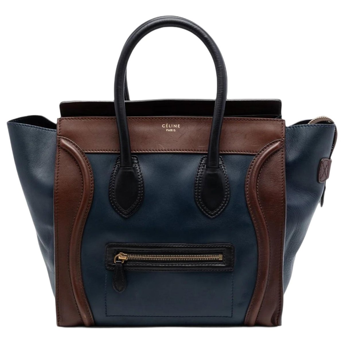 Luggage leather tote
