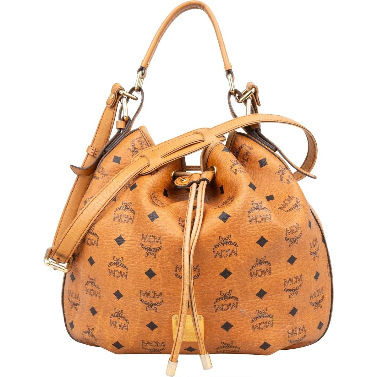 Heritage Drawstring leather handbag