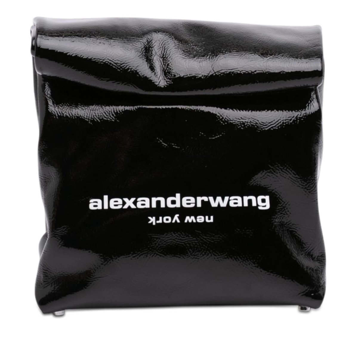 Patent leather handbag