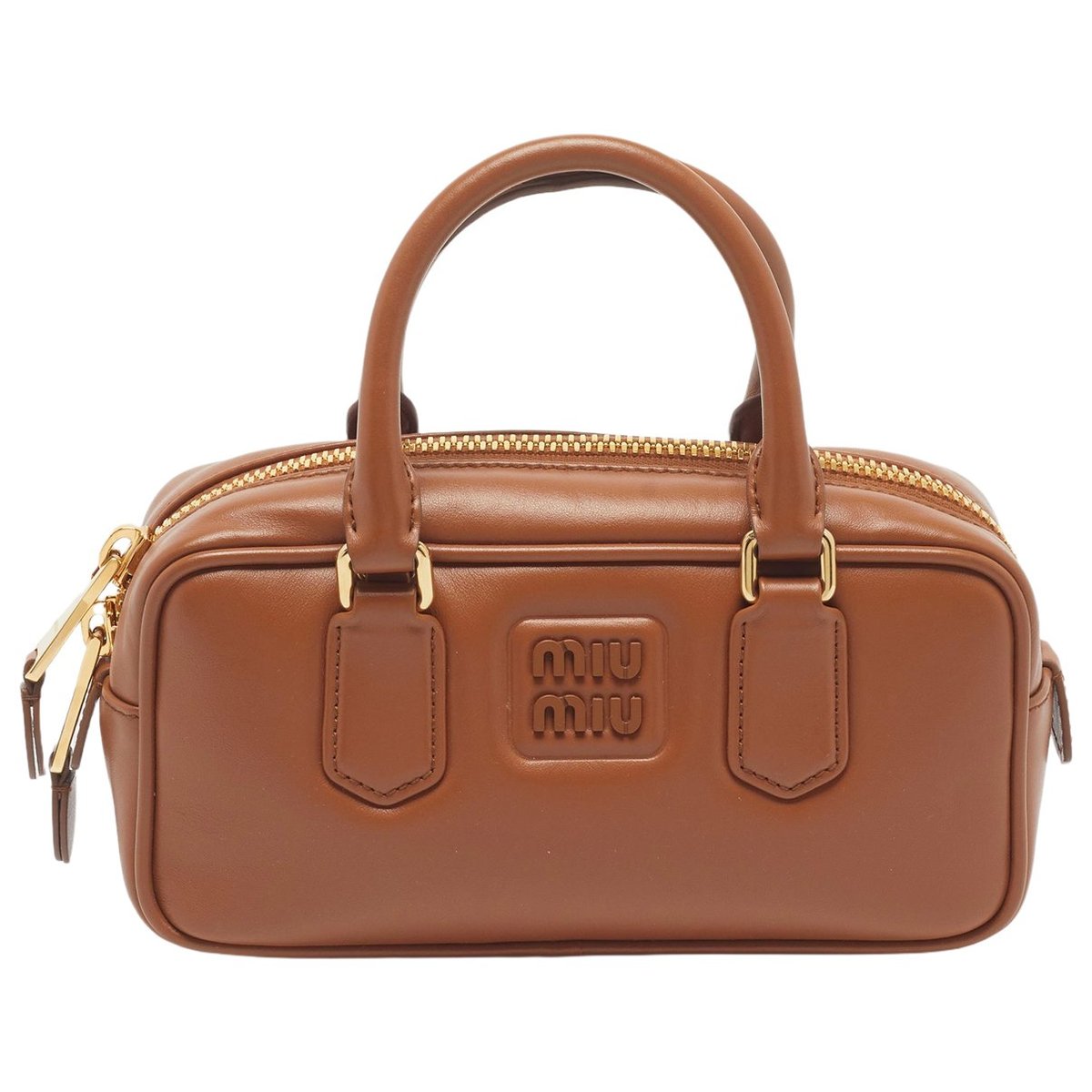 Arcadie leather satchel