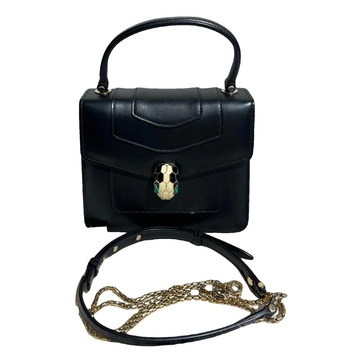 Serpenti leather crossbody bag