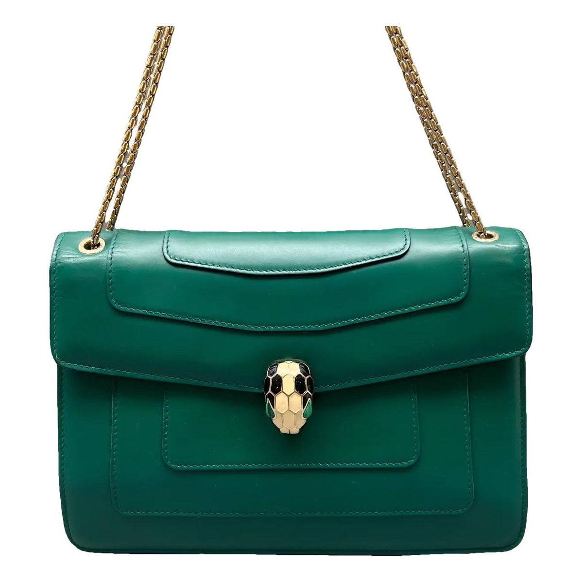 Serpenti leather crossbody bag