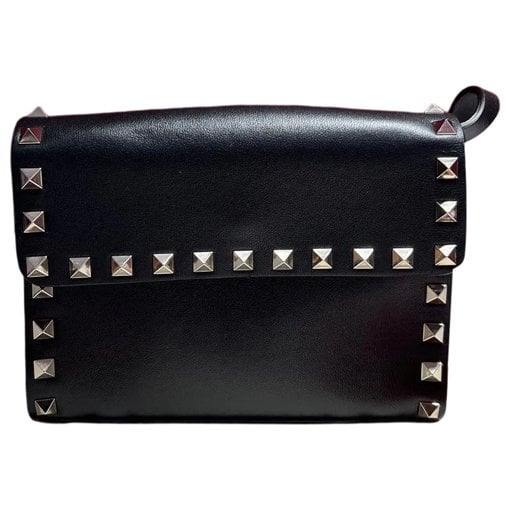 Rockstud leather crossbody bag