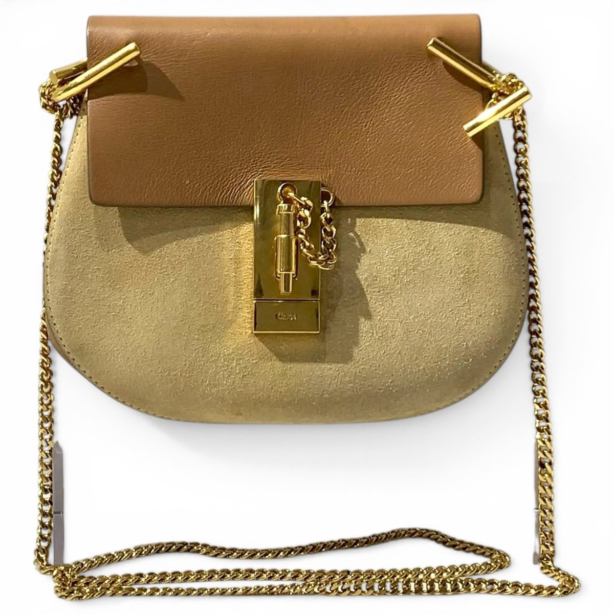 Drew leather crossbody bag