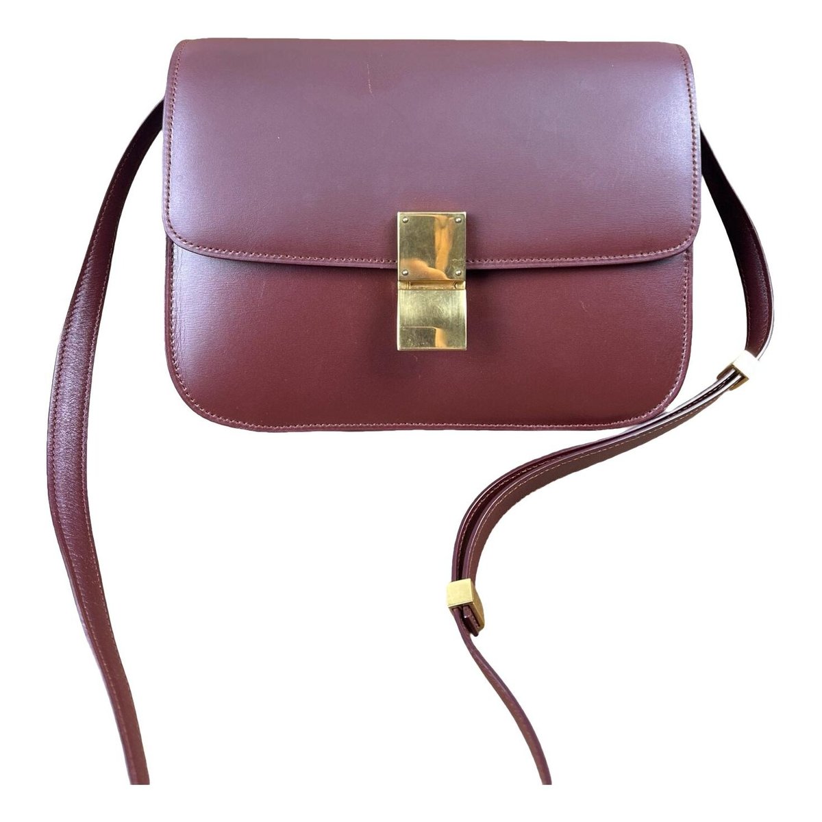 Classic leather crossbody bag