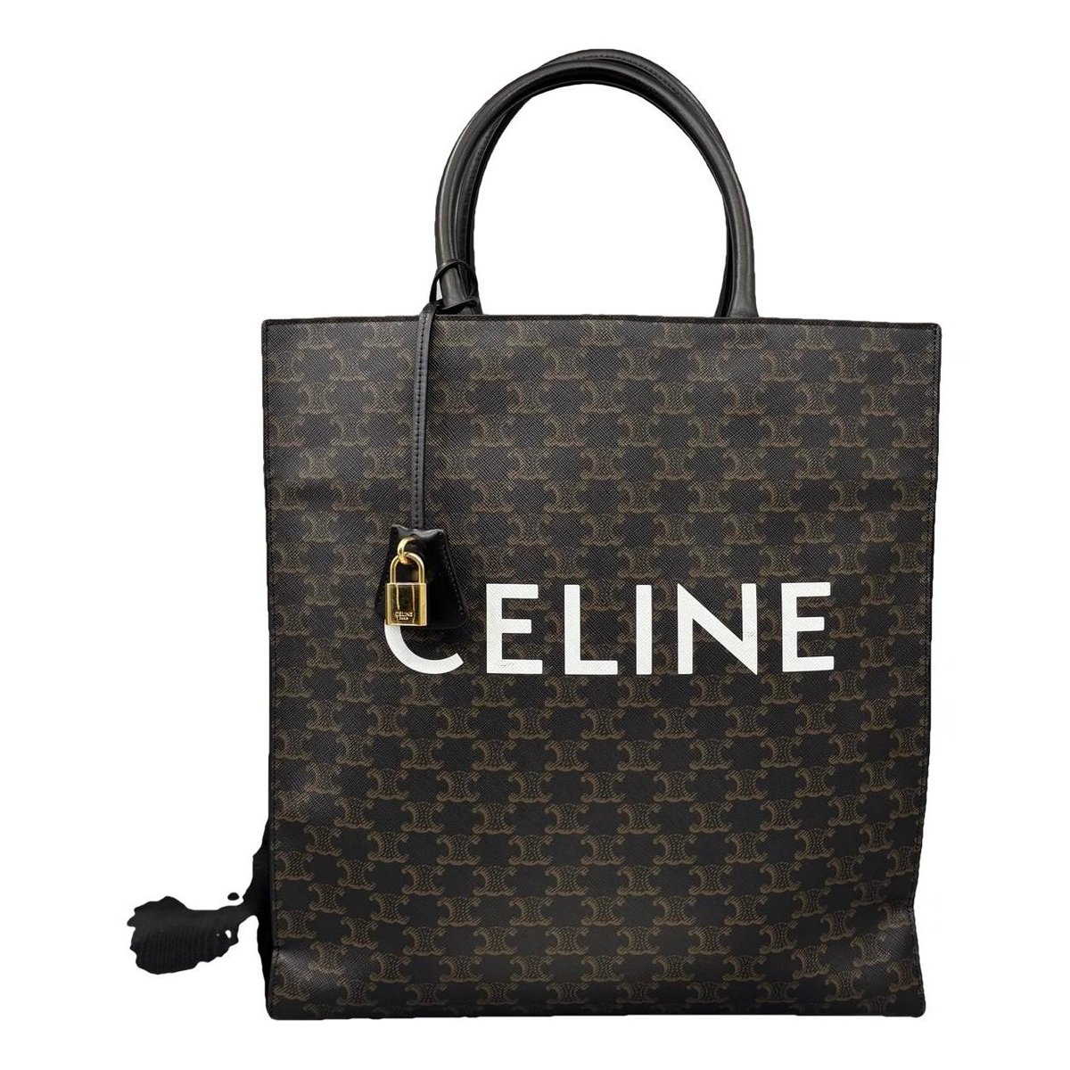 Cabas Vertical vinyl tote