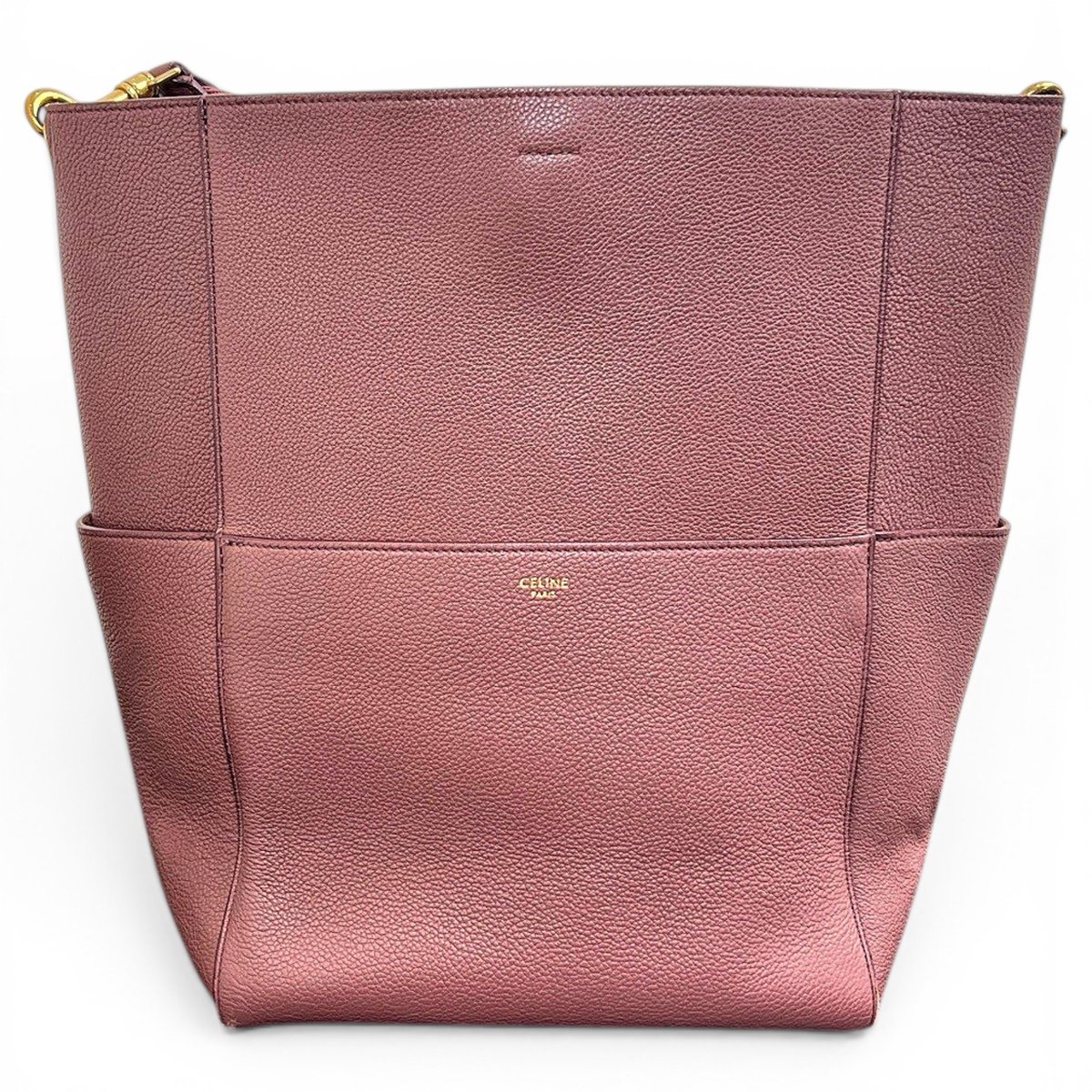 Seau Sangle leather handbag
