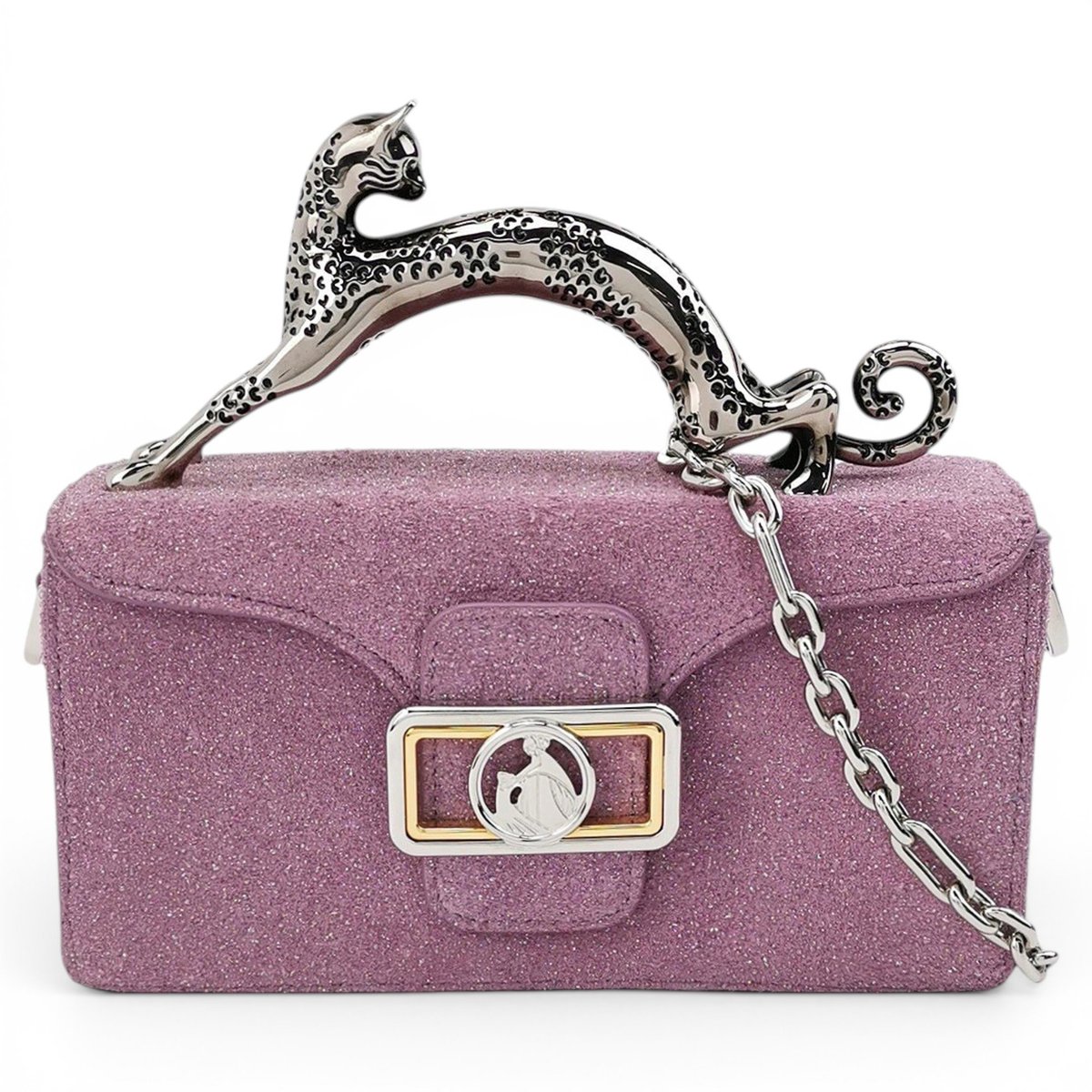 Pencil Chat leather bag