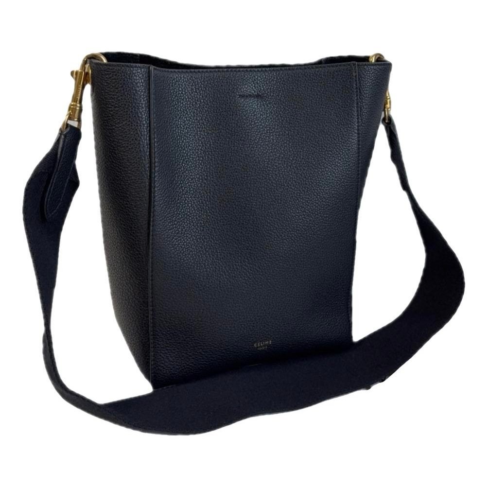 Seau Sangle leather handbag