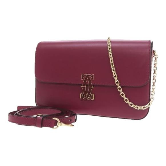 C leather handbag