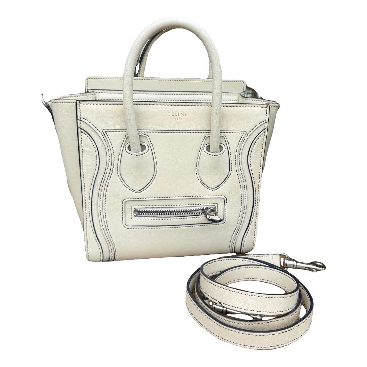 Nano Luggage leather handbag