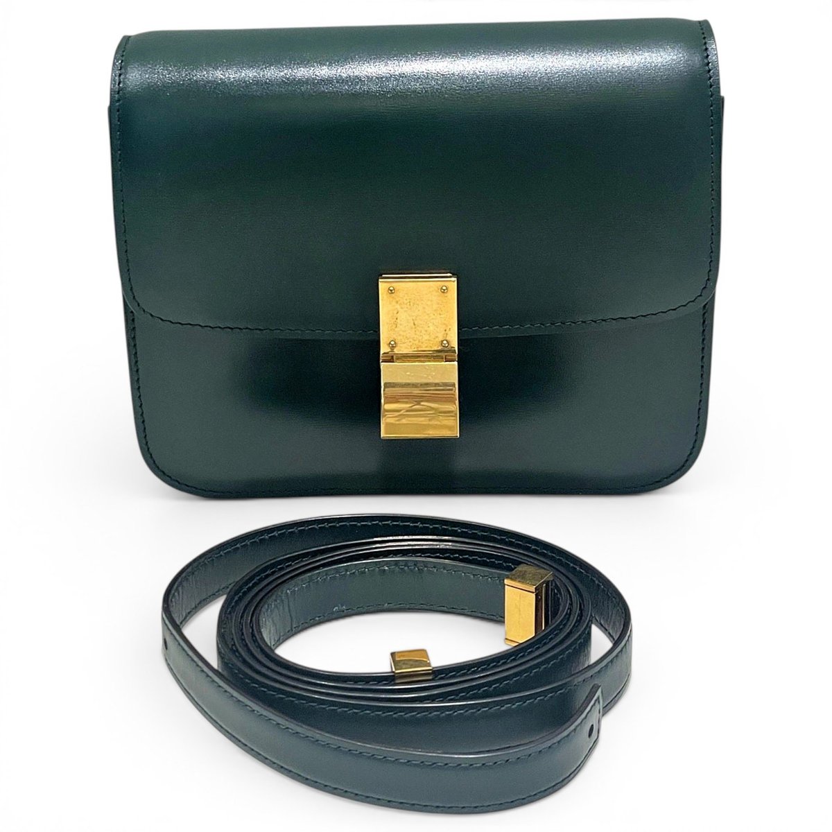 Classic leather handbag
