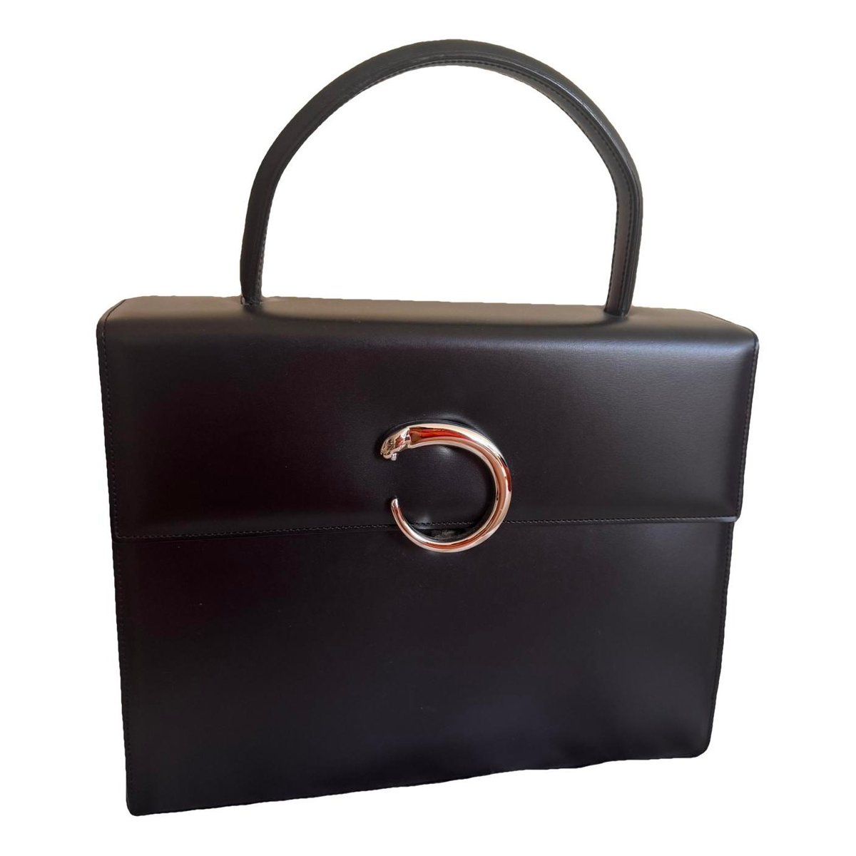 Panthère leather tote