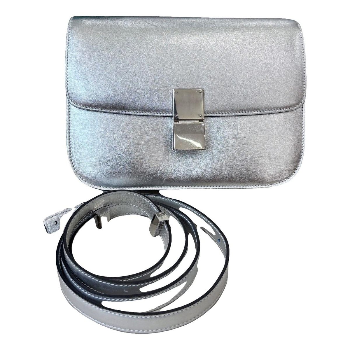 Classic leather crossbody bag