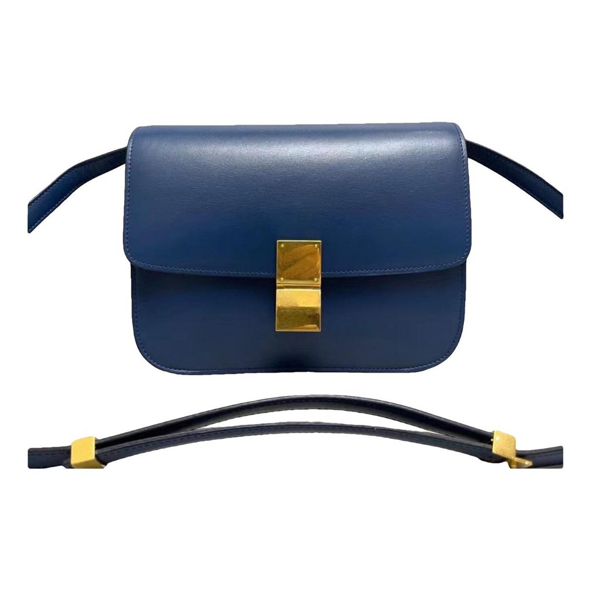 Classic leather crossbody bag