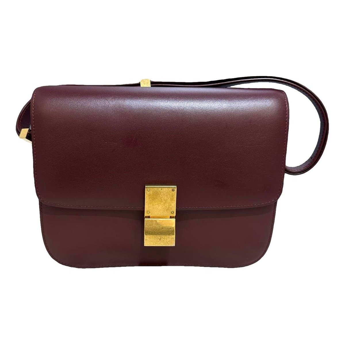 Classic leather crossbody bag