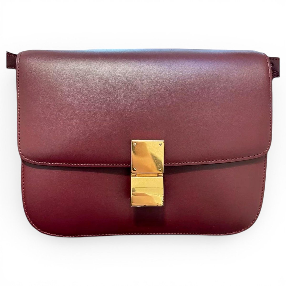Classic leather crossbody bag