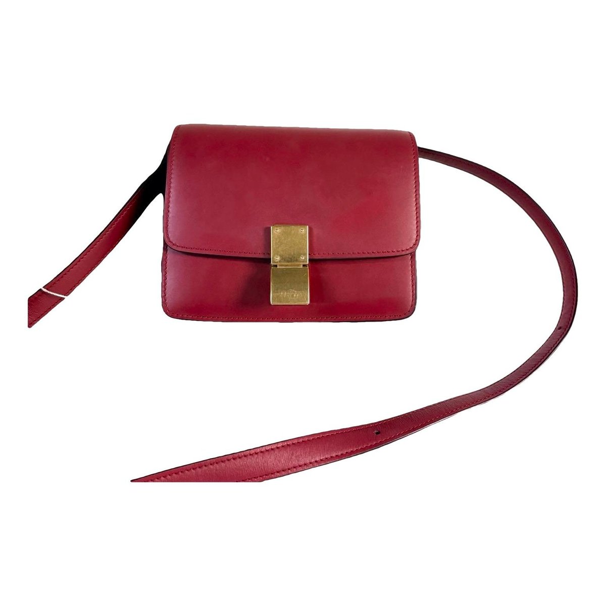 Classic leather crossbody bag